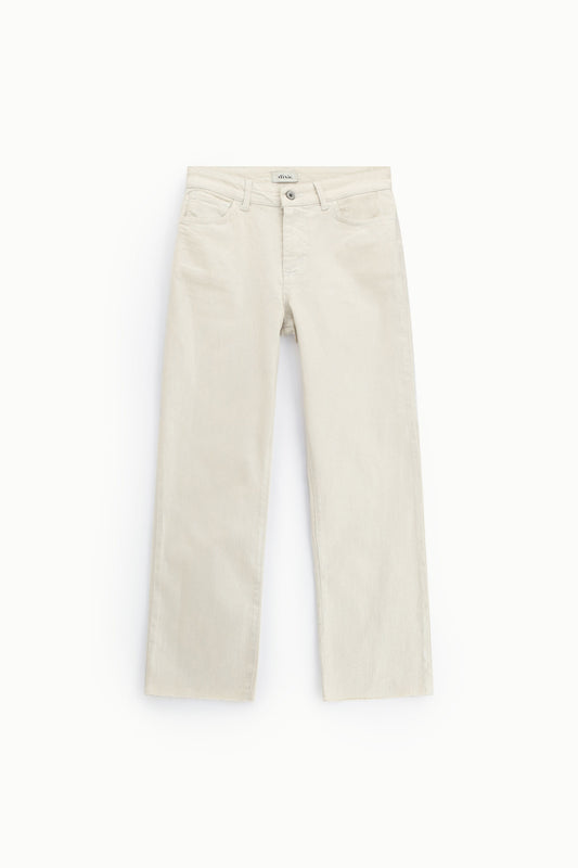 Pantaloni slim fit a cinque tasche vita media