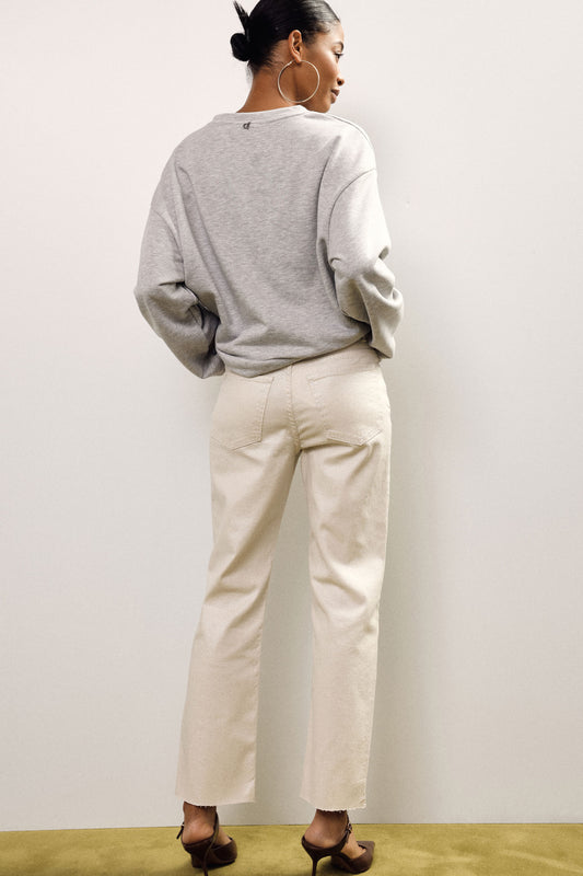 Pantaloni slim fit a cinque tasche vita media