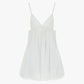 Vestito corto con spalline sottili