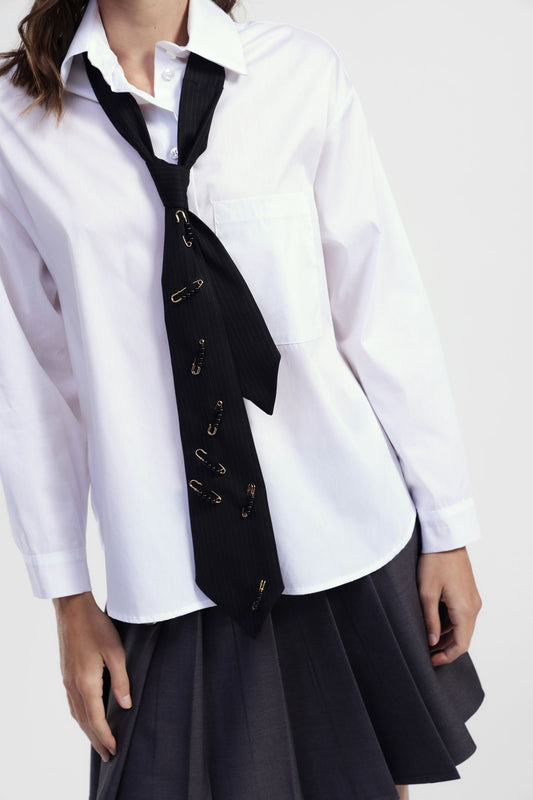 Camicia regular fit con cravatta