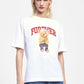 T-shirt maniche corte stampa orso