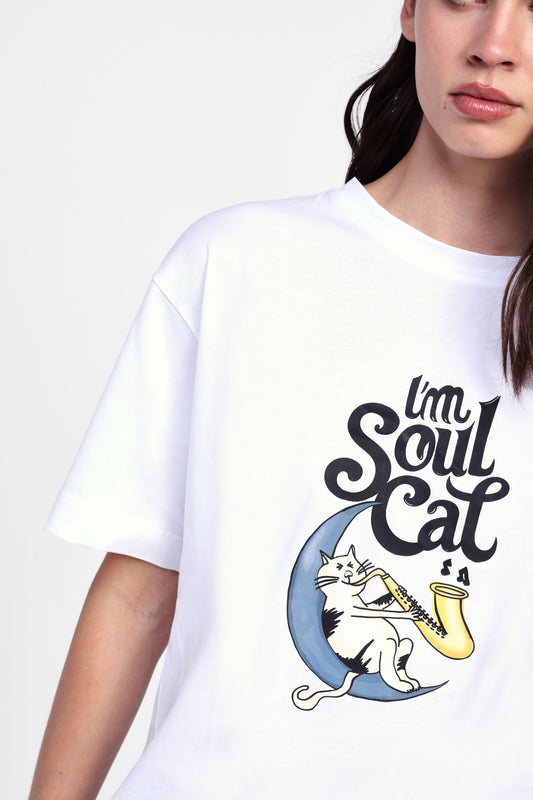 T-shirt con stampa grafica vivace