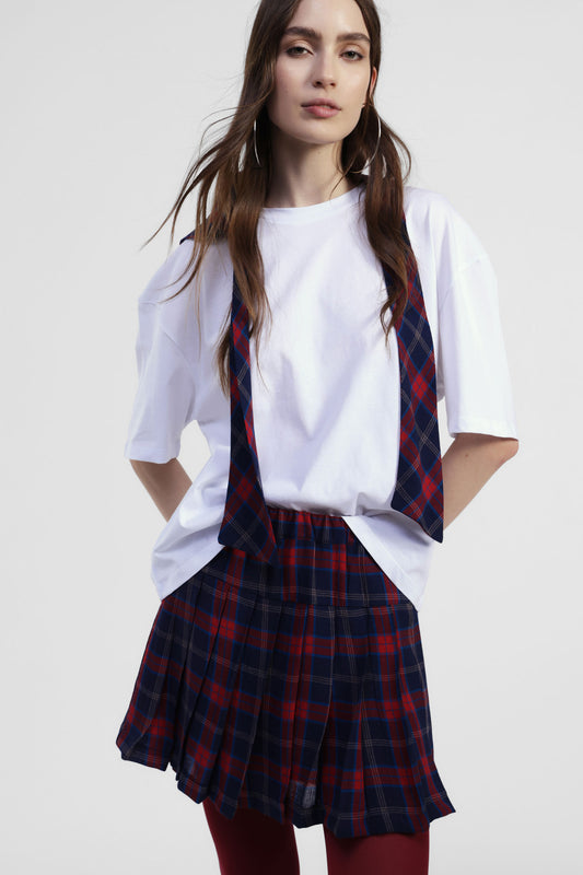 T-shirt stampa oversize con maniche corte