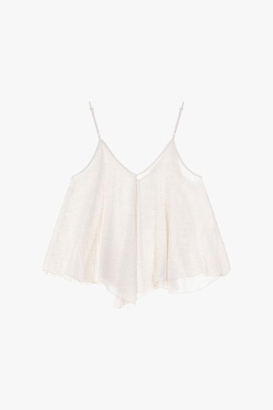 Top ampio con spalline sottili