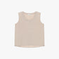 Canotta casual con scollo tondo