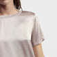 T-shirt manica corta fit dritto girocollo