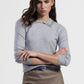 Pullover con colletto decorato