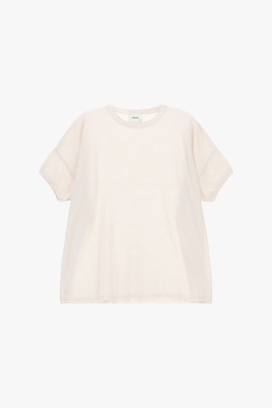 Maglione corto vestibilità ampia maniche corte