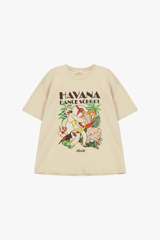 T-shirt maniche corte stampa havana dance