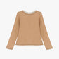 T-shirt manica lunga leggermente velata