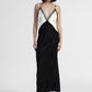 Dress lungo con spalline sottili e dettagli in pizzo