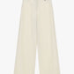 Pantaloni palazzo vita alta con gamba ampia