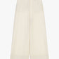 Pantaloni palazzo con risvolto ampio