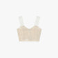 Top con spalline e scollo cuore