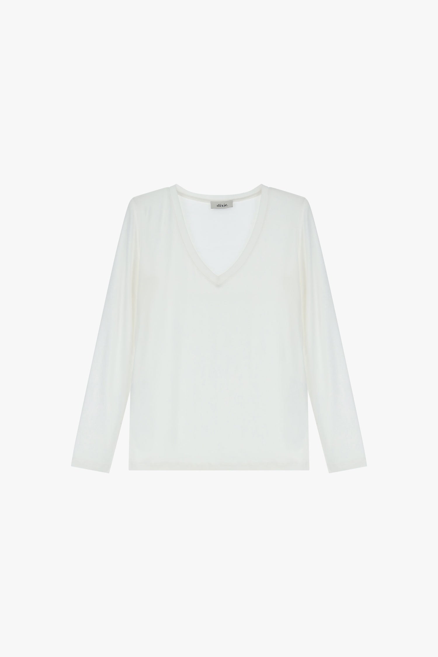 Maglia con scollo a v e maniche lunghe