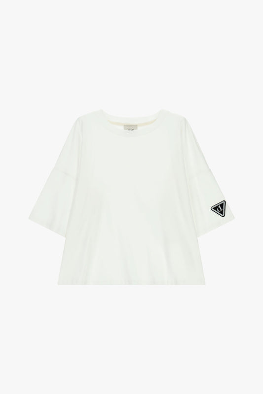 T-shirt con maniche corte logo