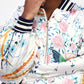 Bomber con motivo floreale