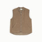 Gilet imbottito con zip e tasche frontali