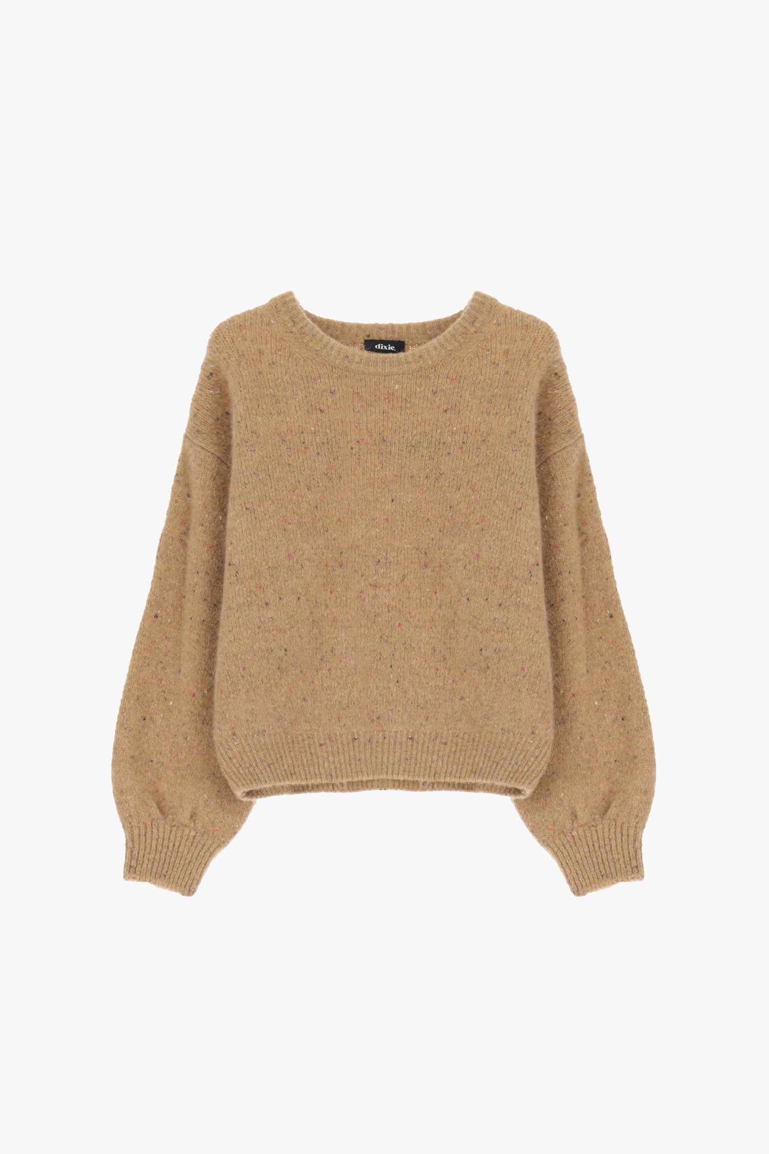 Maglia girocollo puntinata