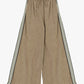 Trousers palazzo con banda laterale e vita alta