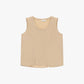 Canotta casual con scollo tondo