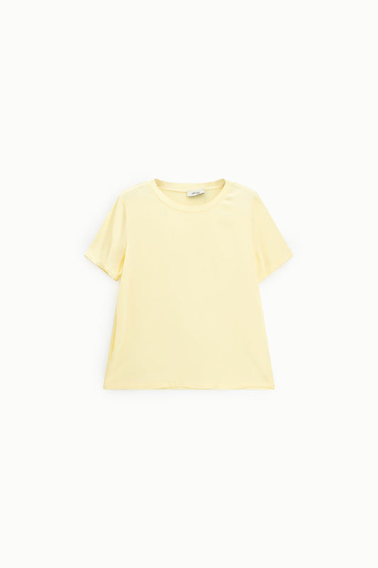 T-shirt a maniche corte taglio dritto