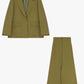 Completo giacca e pantaloni a gamba larga