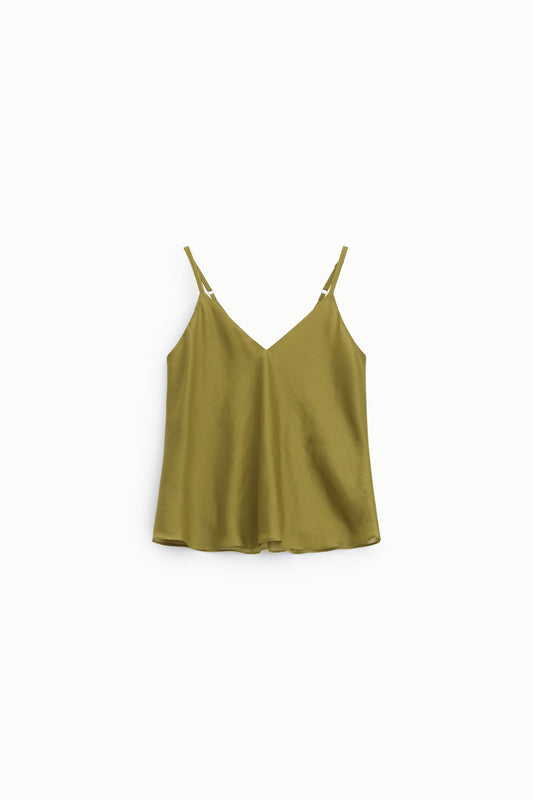 Top spalline sottili e scollo a v