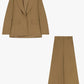 Completo giacca e pantaloni a gamba larga