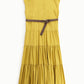 Vestito con cintura e colletto