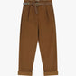Trousers chino-fit con cintura e risvolto