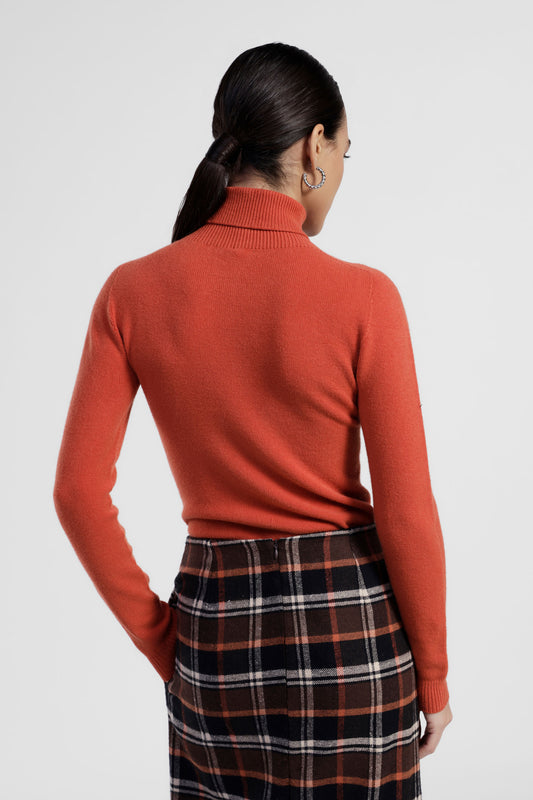 Maglione dolcevita donna vestibilità regolare