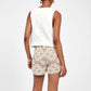 Shorts con stampa geometrica