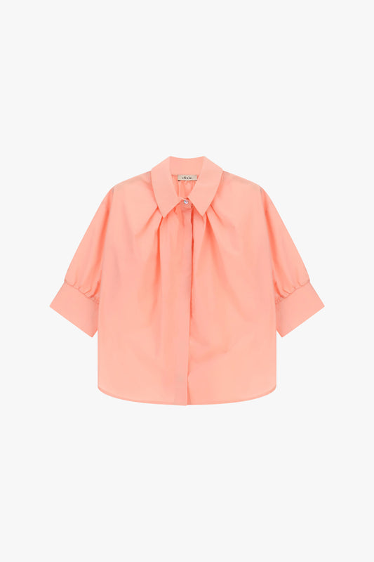 Camicia ampia con maniche a tre quarti
