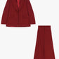 Completo giacca e pantaloni a gamba larga
