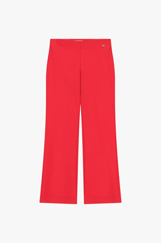 Pantaloni palazzo linea ampia a vita alta