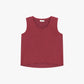 Canotta casual con scollo tondo