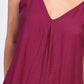 Jumpsuit con spalline e scollo a v