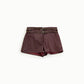 Shorts vita alta con doppia cintura