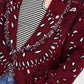 Cardigan con motivi e rifiniture