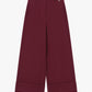 Pantaloni palazzo con risvolto ampio