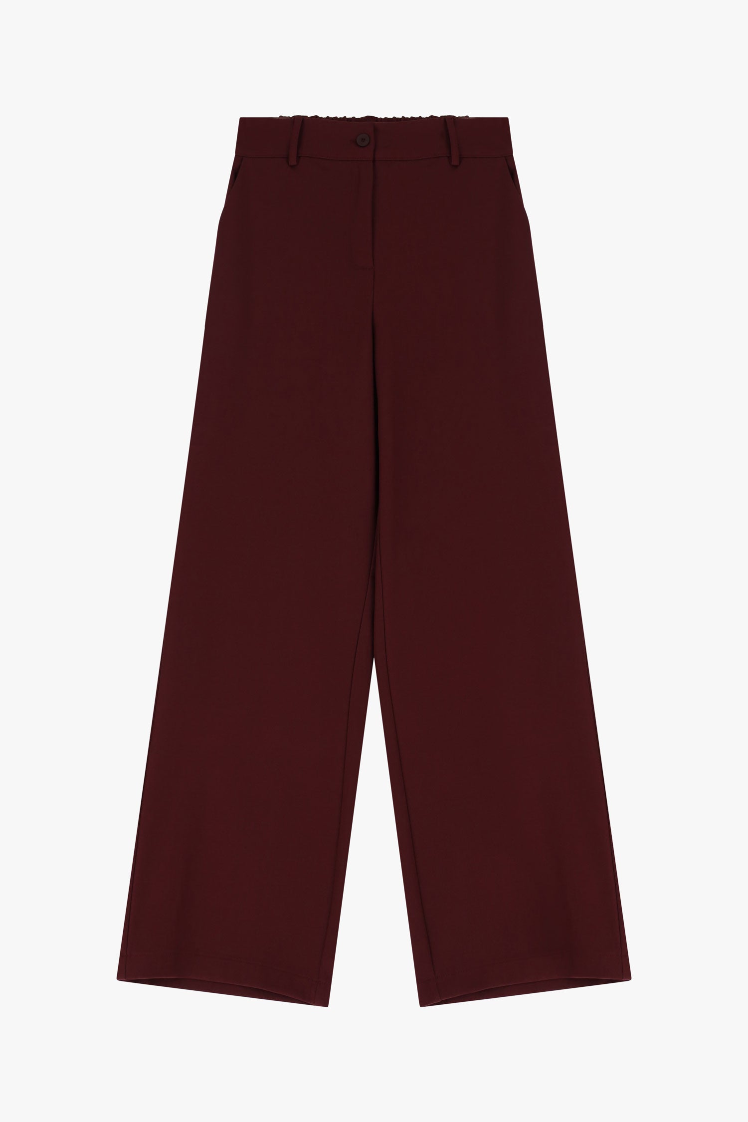 Pantaloni ampi con vita alta