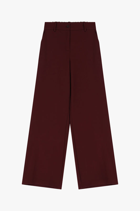 Pantaloni ampi con vita alta