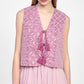 Gilet con dettagli intrecciati