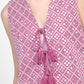 Gilet con dettagli intrecciati
