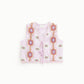 Gilet con dettagli stampati