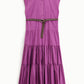 Vestito con cintura e colletto