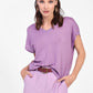 T-shirt v-collo maniche corte