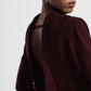 Maglione scollo posteriore collo ampio