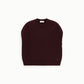 Maglione smanicato girocollo bordi a costine